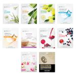 Mirabelle Rejuvenation Facial Sheet Mask for Radiant Skin, Women & Men, Made In Korea, Combo Pack of 10 (Each 25ml)