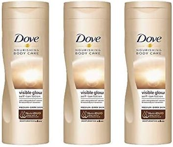 3x Dove Summer Glow Body Lotion for Normal to Dark Skin 250ml