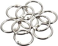 Craft Qila Binding Rings for Binds Scrapbook-Photo Album-Craft (Size-3 cm) - Pack of 15