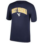 Top of the World NCAA West Virginia Mountaineers T-Shirt Team Color Arch, Navy, Size XX-Large