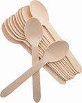 VEDANT SANTOSH Disposable Wooden Spoons (14 CMS, 100.00, Count)