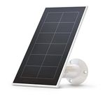 Arlo Certified Accessory, Essential Solar Panel Charger, Weather Resistant, 8 ft Power Cable, Adjustable Mount, Designed for Essential 1 Wireless Wi-Fi Camera Range, White