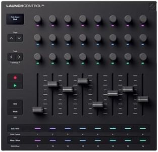Novation Launch Control XL 3 - USB Power, MIDI Interface and Mixer for DAW and Hardware Integration with 8 Faders, 24 Continuous Knobs, 5-Pin MIDI-E-A and Music Software Bundle