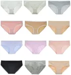 LIQQY Women's Cotton Underwear Lace Trim Hipster Breathable Panties Ladies Underwear Multipack (8Pk Random Color, Medium)