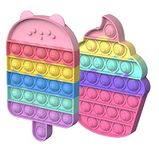 FunBlast Pop It - Popit Game, Poppet for Kids, Pop It Toy, Ice Cream Pop It Fidget Toy, Pop It Toys for Kids, Pop It Fidget Toy, Pop It Big, Stress Relief Toys (Pack of 2 Pcs)