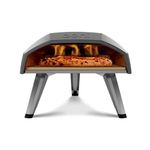 Ooni Koda 12 Gas Pizza Oven – 12" Gas Powered Outdoor Oven with 37 mBar Regulator and Gas Hose, Gas powered Portable Pizza Oven - Foundry Black
