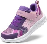 DREAM PAIRS Girls Boys Shoes Kids Tennis EZ-Ons Quicksteps School Sneakers Breathable Running Athletic Shoes,Size 13 Little Kid,Pink/Purple,KD18002K