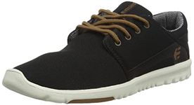 Etnies Men's Scout Skate Shoe, Black/Gold/White, 9 UK