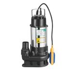 Asian Pumps Automatic 2Hp 220V Submersible Sewage/Dewatering Muddy Water Pump with Float switch for Sump,Tank, Pond & Construction sites Outlet 2” (Copper Winding) 10 Mtr cable