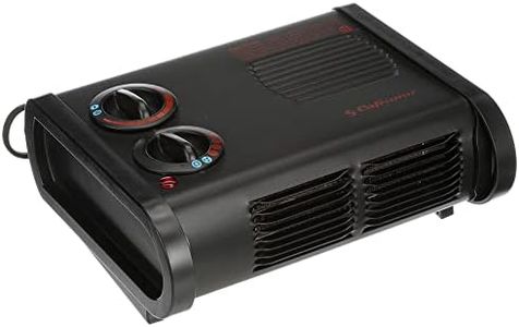 Caframo True North Heater. Low Profile, Quiet, Powerful Heater for Work and Home. Black, 11.25" x 8" x 5" (9206CABBX)