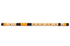 Radhe Flutes PVC Fiber G Natural Bansuri Base Octave Right Handed