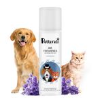 Petterati Lavender Air Freshener (250ml) | Eliminates and Neutralizes Pet Odors Naturally | Chemical-Free | Ideal for Home, Office, and Cars