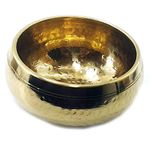 SkyWalker Brass Tibetan Buddhist Singing Bowl (Yellow_2.5 Inch X 4 Inch)