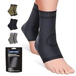 2 Pack Ankle Support for Sprained Ankle, Plantar Fasciitis Relief Achilles Tendonitis Support, Ankle brace Support for Men & Women, Ankle Compression Socks Support for Ligament Damage, Sports