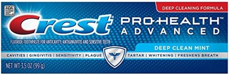 Crest Pro Health Advanced Fluoride Toothpaste, Deep Clean Mint, 3.5 Ounce