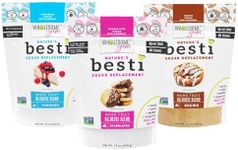 Wholesome Yum Besti Natural Sugar Substitute Multi Pack - Granulated, Powdered, Brown - Monk Fruit Sweetener Blend With Allulose (No Erythritol) - Keto, Non GMO, Zero Calorie, Zero Carb (12 oz 3-Pack)