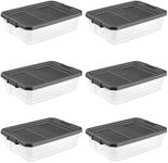 Sterilite 40 Qt Clear Plastic Stora