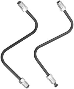 1 Pair Front Brake Tube Caliper to Flex Hose Fit for Toyota 4Runner 2003-2009 FJ Cruiser 2007-2010 Lexus GX470 4.7 2003-2009#47314-35320 47316-35280