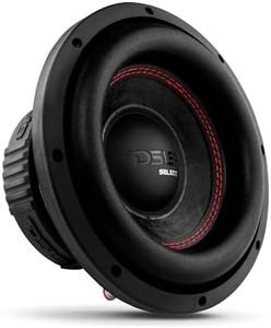 DS18 SLC8S Select Series - Subwoofer de bobina de voz única de 8 pulgadas, 400 vatios máximo, juego de 1