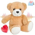 CozyWorld 12" Heartbeat Teddy Bear 