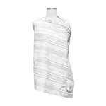 Boppy Nursing Cover for Breastfeeding, Gray Watercolor Stripes