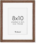 8x10 Wood Picture Frame, Solid Oak 