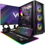 Vibox VIII-30 Gaming PC - 27" 100Hz Monitor Bundle - Intel i9 11900F Processor - Nvidia RTX 4070 12GB Graphics Card - 32GB RAM - 1TB NVMe SSD - 600W PSU - Windows 11 - WiFi