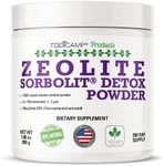 TODICAMP Sorbolit Zeolite Detox Powder - 7.05oz Clinoptilolite Zeolite Powder Sorbolit- 1-2 µm Zeolite Clinoptilolite Powder Supplement for Liver Detox - 200 Days Supply