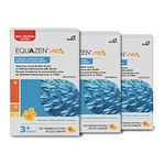 New Nordic EQUAZEN Chews | Improves Concentration in Kids with ADHD | Chewable Softgels with Natural Omega 3 & 6 Fish Oils | For Children, Adolescents and Teens | 180 Count (Pack of 3)