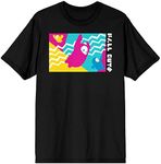 Fall Guys Ultimate Knockout Falling Game Characters Men's Black T-Shirt-Small