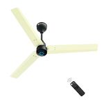 atomberg Renesa 1200mm BLDC Ceiling Fan with Remote Control | BEE 5 star Rated Energy Efficient Ceiling Fan | High Air Delivery with LED Indicators | 2+1 Year Warranty (Ivory & Black)