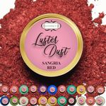 Confect Edible Luster Dust - Sangria Red | Edible Luster Dust for Cake Decorating | Gourmet Brew Dust for Drinks & Edible Gourmet Glitter for Cocktails - 0.18oz/5g