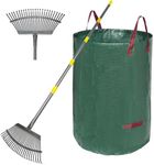 Serqd Adjustable Garden Rake for Le