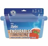 Ziploc Endurables Medium Pouch, Reusable Silicone Bags and Food Storage Meal Prep Containers for Freezer, Oven, and Microwave, Dishwasher Safe, 946mL