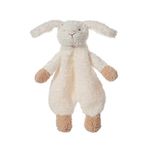 Apricot Lamb Security Blanket White Bunny Infant Nursery Character Blanket Luxury Snuggler Plush(White Bunny, 10 Inches)