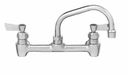 Fisher 64777 Backsplash Mount Faucet with 12" Swing Spout, and EZ Install Adapters, 8"
