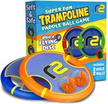 Bouncy Paddle Ball Game & Frisbee D