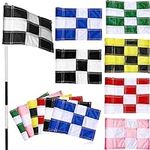 Preboun 6 Pcs Checkered Golf Flag w