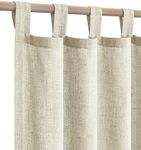 KOUFALL Tan Greige Vintage Curtains