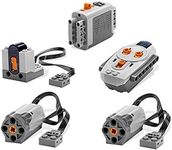 LEGO 5pc Power Functions Motor Battery IR Remote Receiver Set