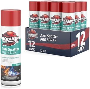 Kraken Bond Anti Spatter Welding Spray - (12x12oz) Anti-Splatter Aerosol Spray for MIG, TIG Tips, Protects Surfaces & Materials, Non-Flammable, Safe for Workpieces and Jigs, 12 Pack