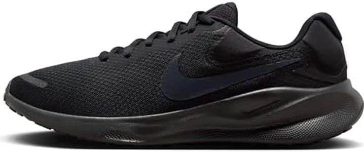Nike Men's Revolutin 7 Sneaker, Black Off Black, 8.5 US