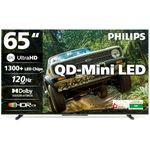 Philips 164 cm (65 inches) 4K Ultra HD QLED Smart QD-Mini LED Google TV 65MLED610/94