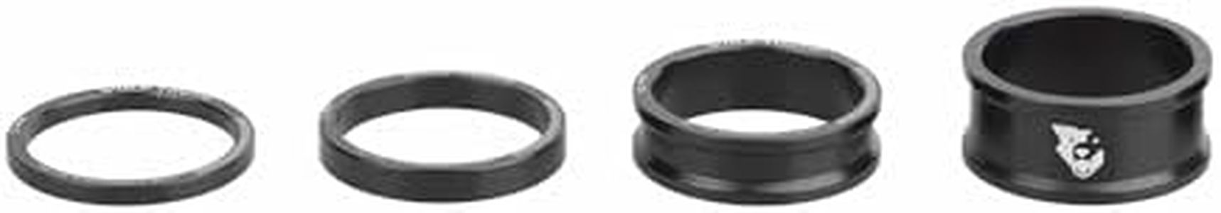 Wolf Tooth Spacer Kit 3, 5,10, 15mm, Black