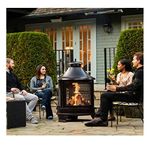 This Fire Pit or Cooking Grilling BBQ is also great heater for your garden patio area this classic design made from steel will enhance your evenings spent out doors with its all round spark gaurd