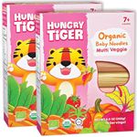 Hungry Tiger Organic Baby Noodles - Multi Veggie, 6 Veg Flavours, No Preservatives, Pasta Alternative, 240g (6 Portions) - Suitable for 7+ Months (2)