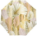 GAIREG Gold Pale Rose Abstract Leav