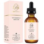 ROSVANEE Vitamin C Serum for Face and Eyes 60ml - Pure Facial Brightening Serum with 20% Vitamin C, Hyaluronic Acid, Vitamin B & E for Anti-Aging, Acne, Wrinkle, Dark Spots and Sun Damage