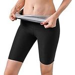 Sweat Shorts Women Sauna Sweat Heater Body Pants, 4 Styles & 3 Sizes