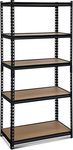 Voltonix Storage Rack Shelves 5-self Metal Shelving Unit Adjustable Garage Storage Utility Rack Heavy Duty Shelves Organization Multipurpose Shelf Warehouse Basement Kitchen (Rack, 4 Shelf)